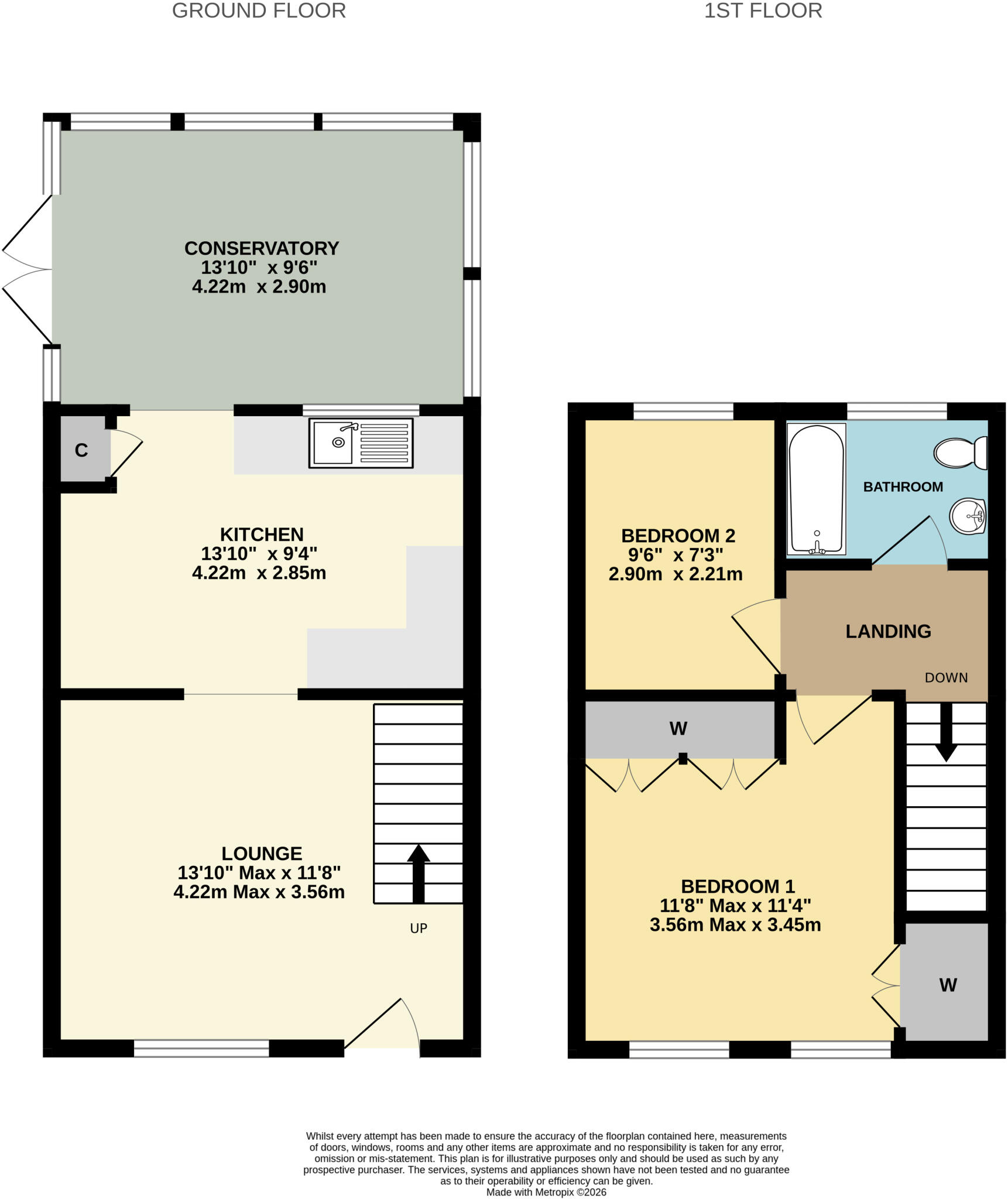 Meadow Park, Roundswell, Barnstaple, Devon, EX31 floorplan