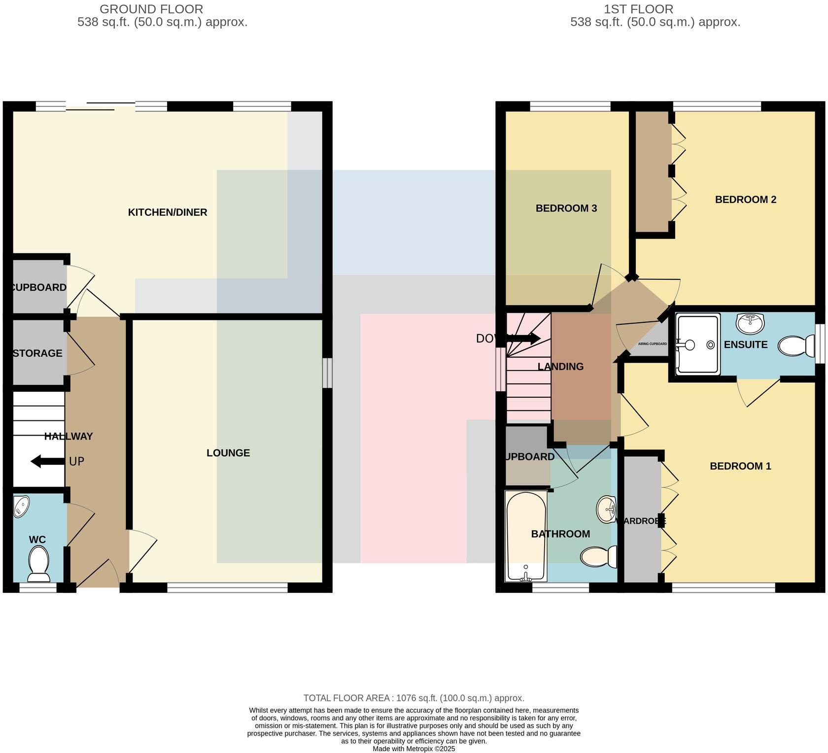 Pentrebane Drive Cardiff CF5 3DR floorplan