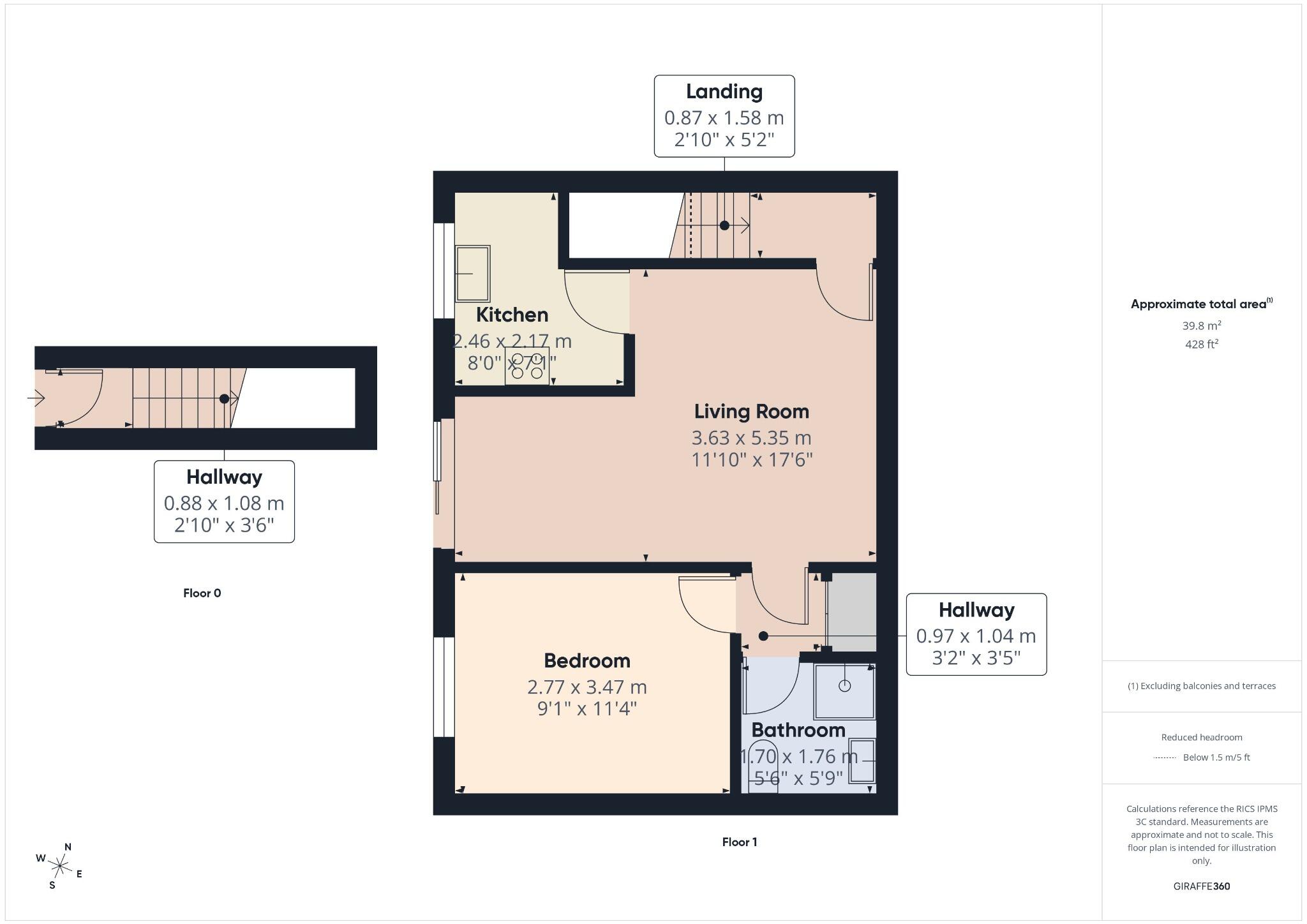 Bowlers Court, Mostyn Street, Shotton, Deeside, Flintshire, CH5 1JW floorplan
