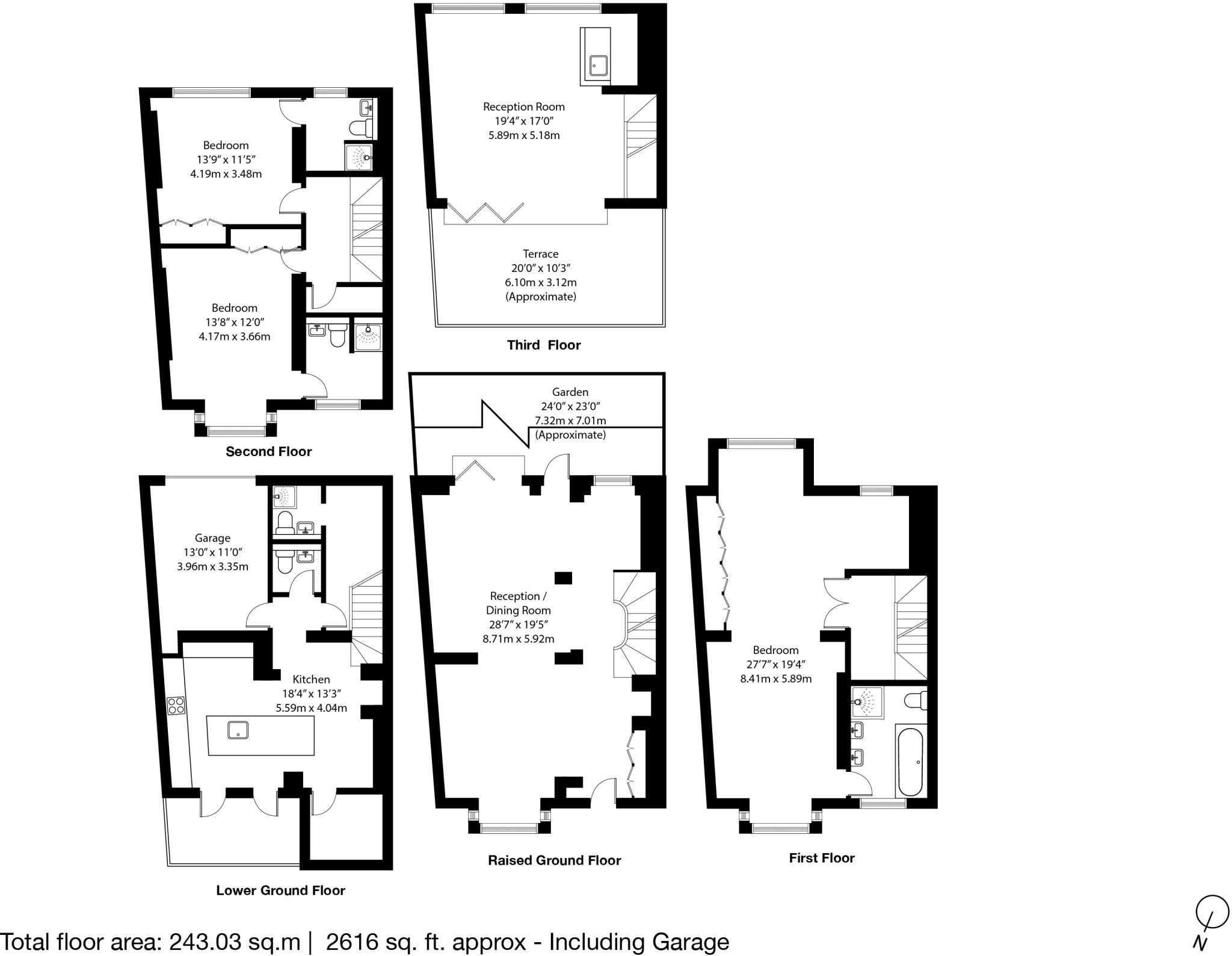 Somers Crescent, London, W2 floorplan