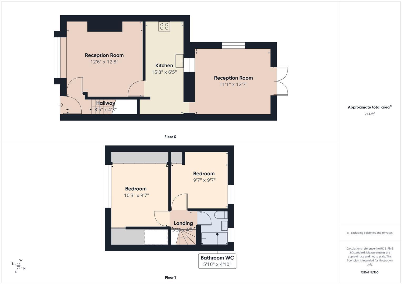 Hartley Square, Seaton Sluice floorplan