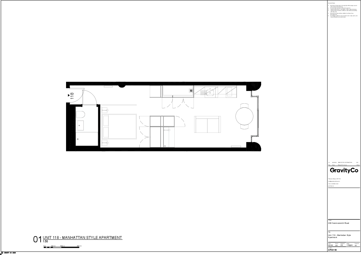 Gravity Co Hammersmith, W6, London floorplan