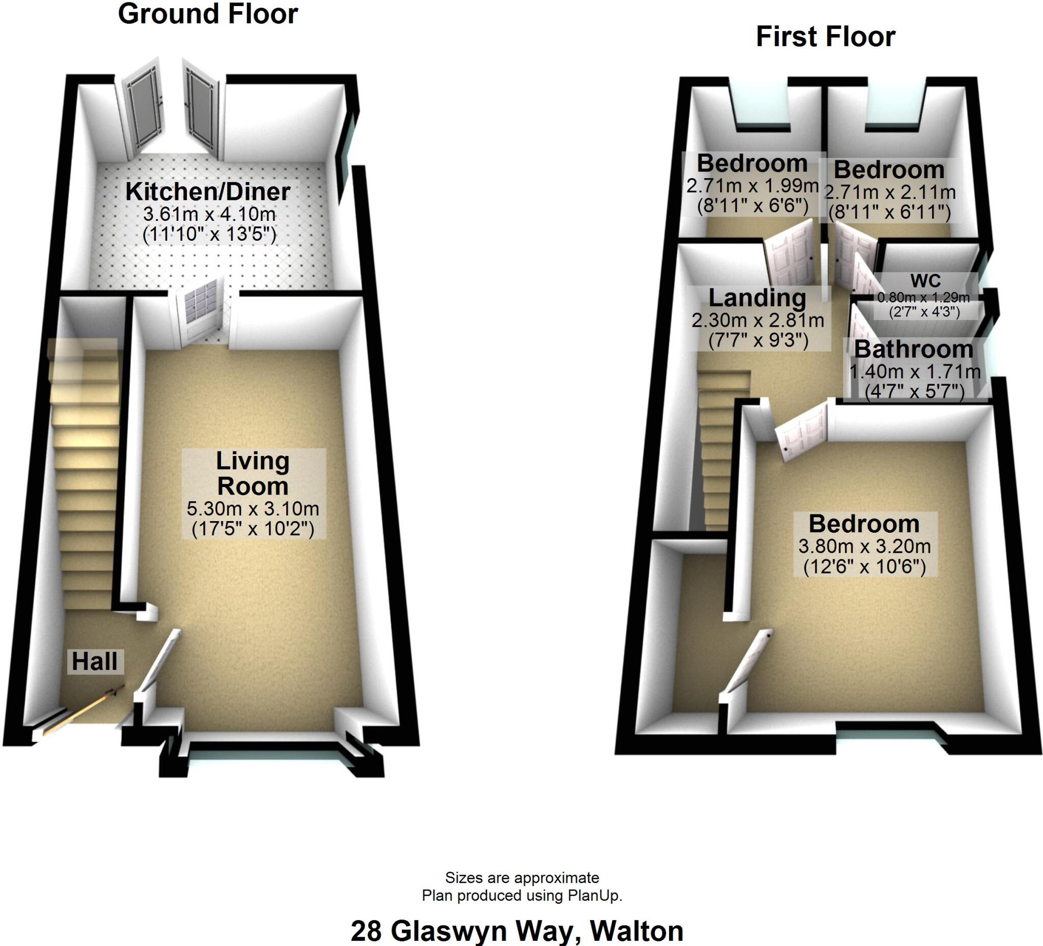Glaslyn Way, Liverpool, Merseyside, L9 floorplan