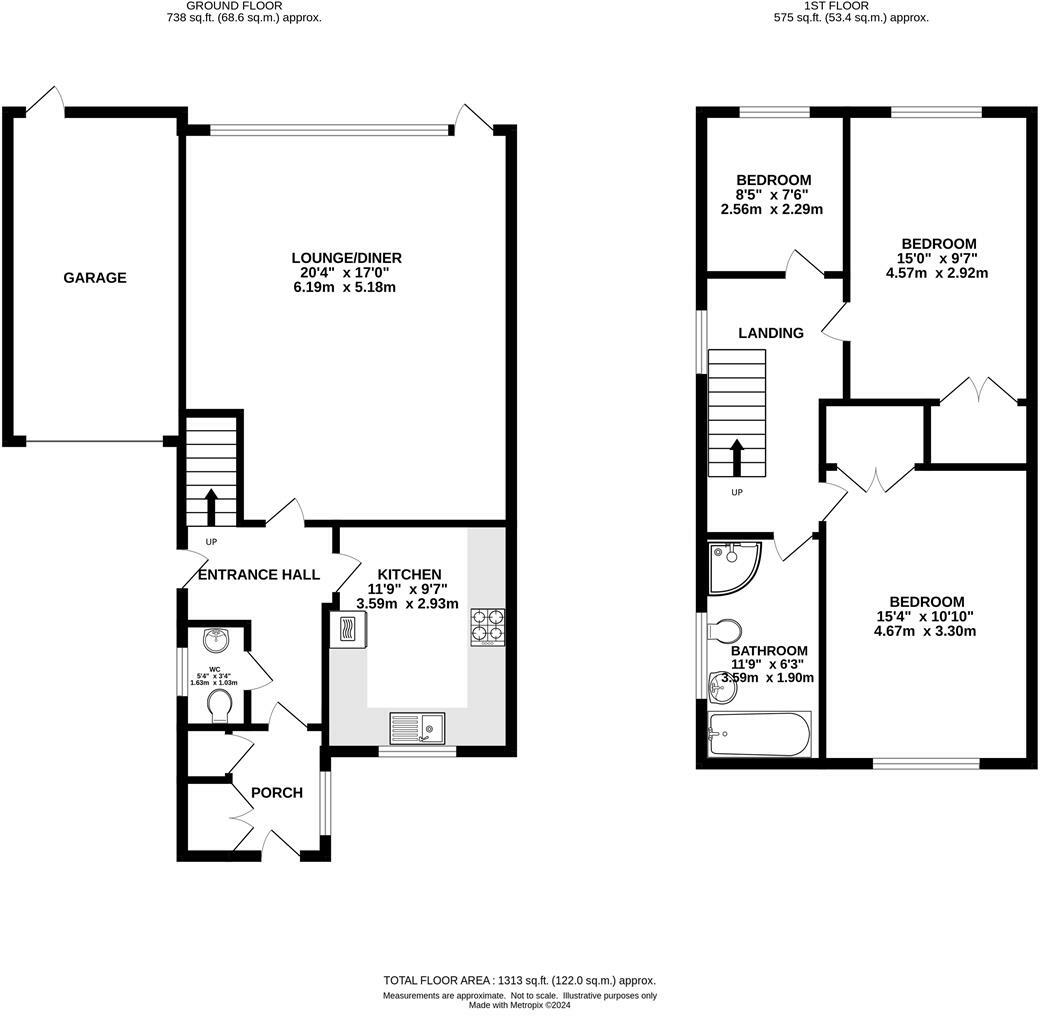 Kiln Field, Hook End, Brentwood floorplan