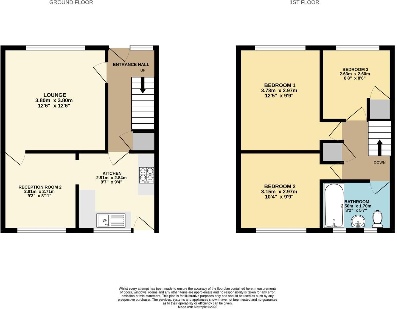 Clap Gate Lane, Goose Green, Wigan, WN3 6RN floorplan