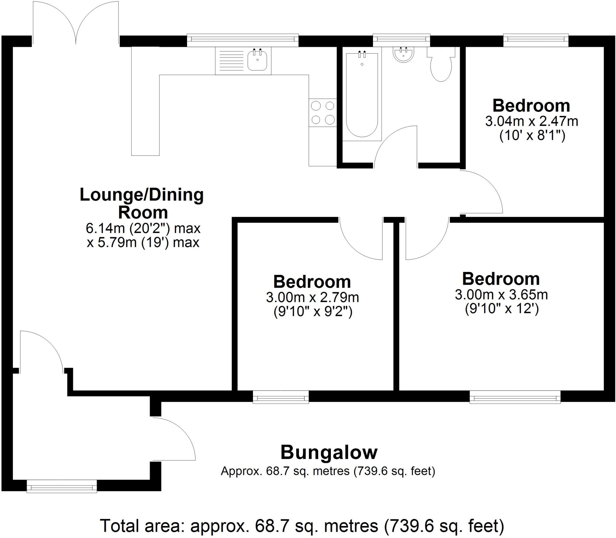 Studland Park, Westbury floorplan