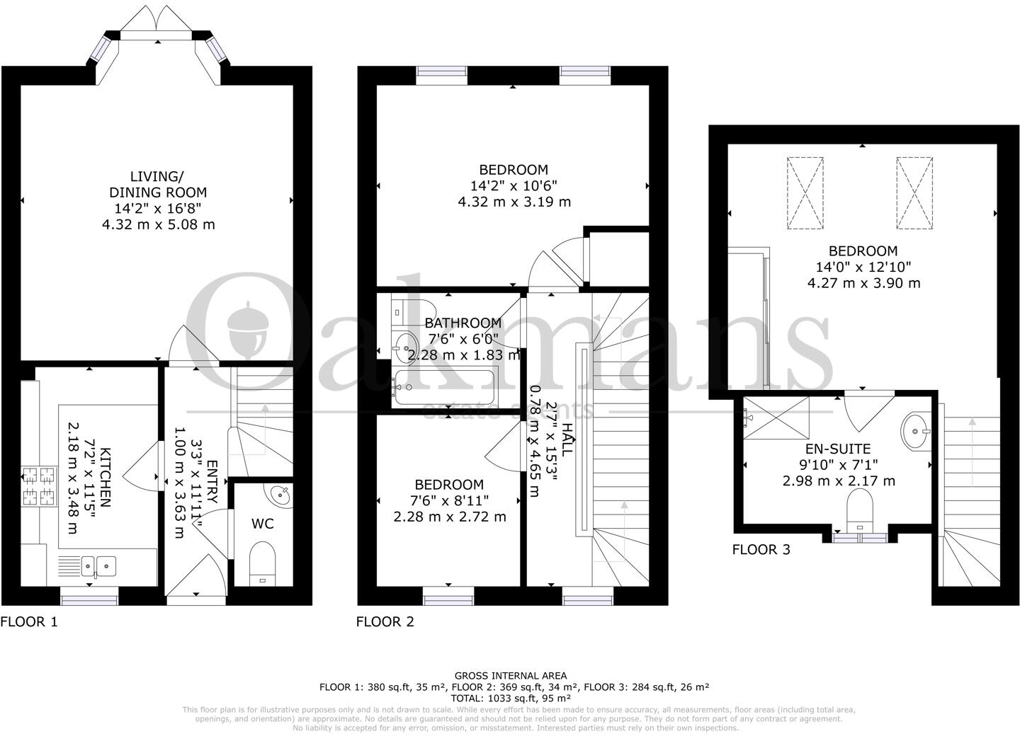 Deers Way, Birmingham, B16 floorplan