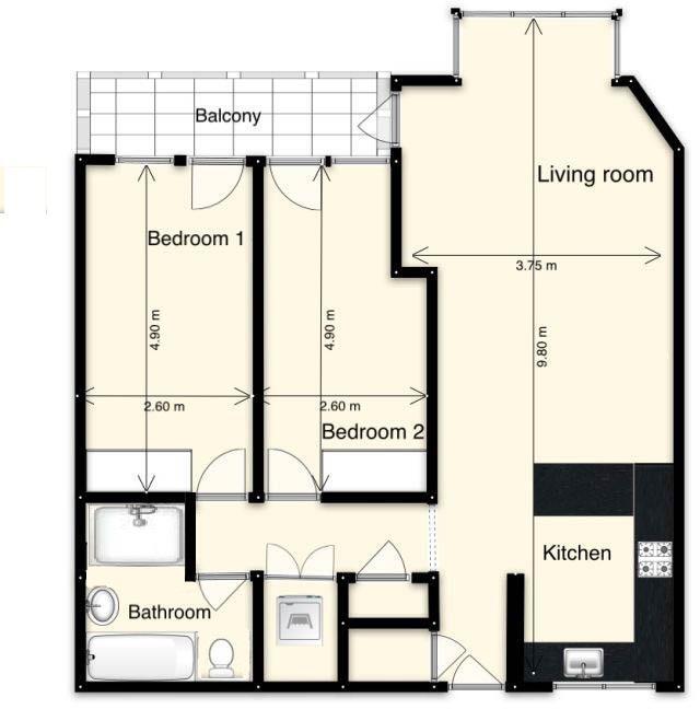 12Beaufort floorplan