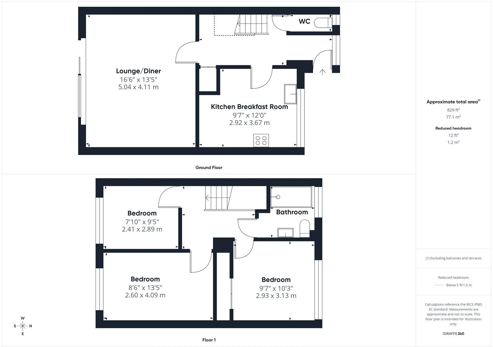 Seaton Close, Highcliffe, Christchurch, Dorset, BH23 floorplan