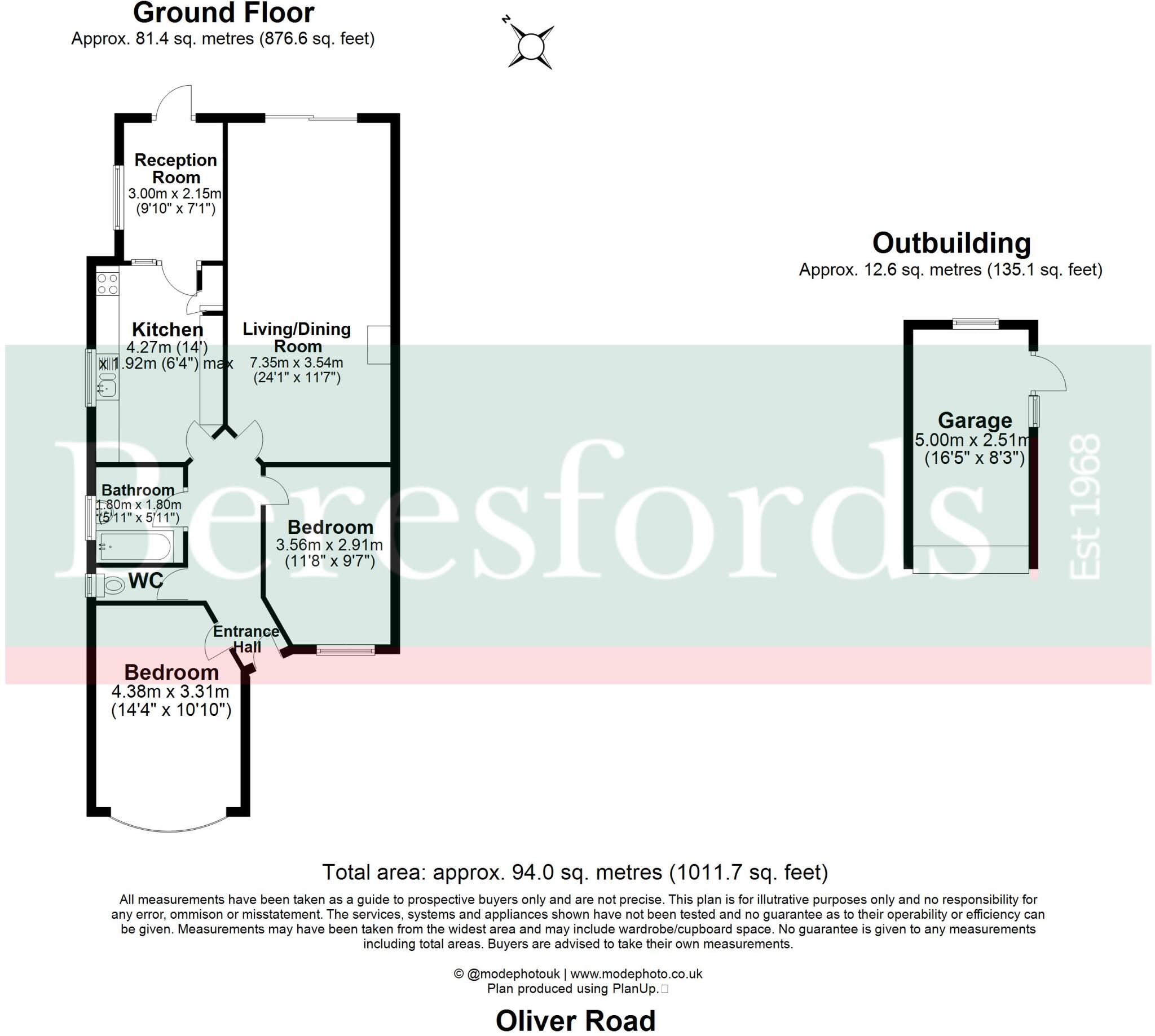 Oliver Road, Shenfield, CM15 floorplan