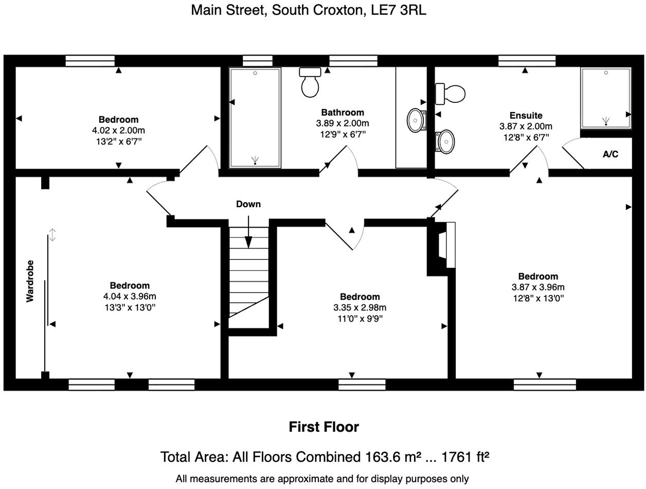 Main St, South Croxton, Leicestershire. LE7 3RL floorplan