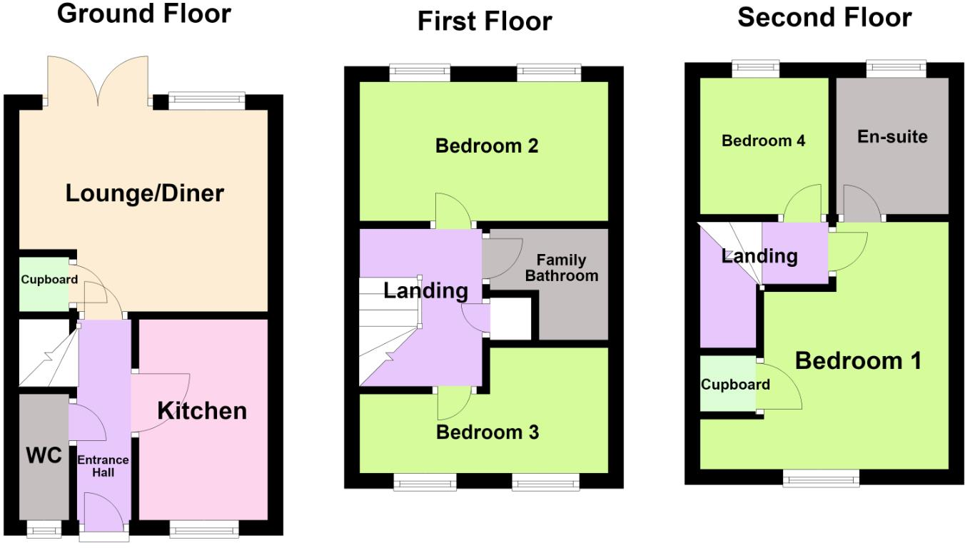 Redshank Way, Hampton Vale, Peterborough floorplan