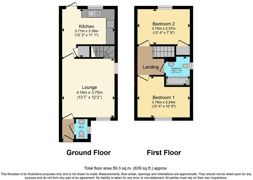 Hawthorn Close, Fishtoft, Lincolnshire, PE21 0QJ floorplan