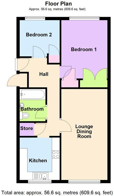 Lakeside Walk, Birmingham, B23 7YP floorplan