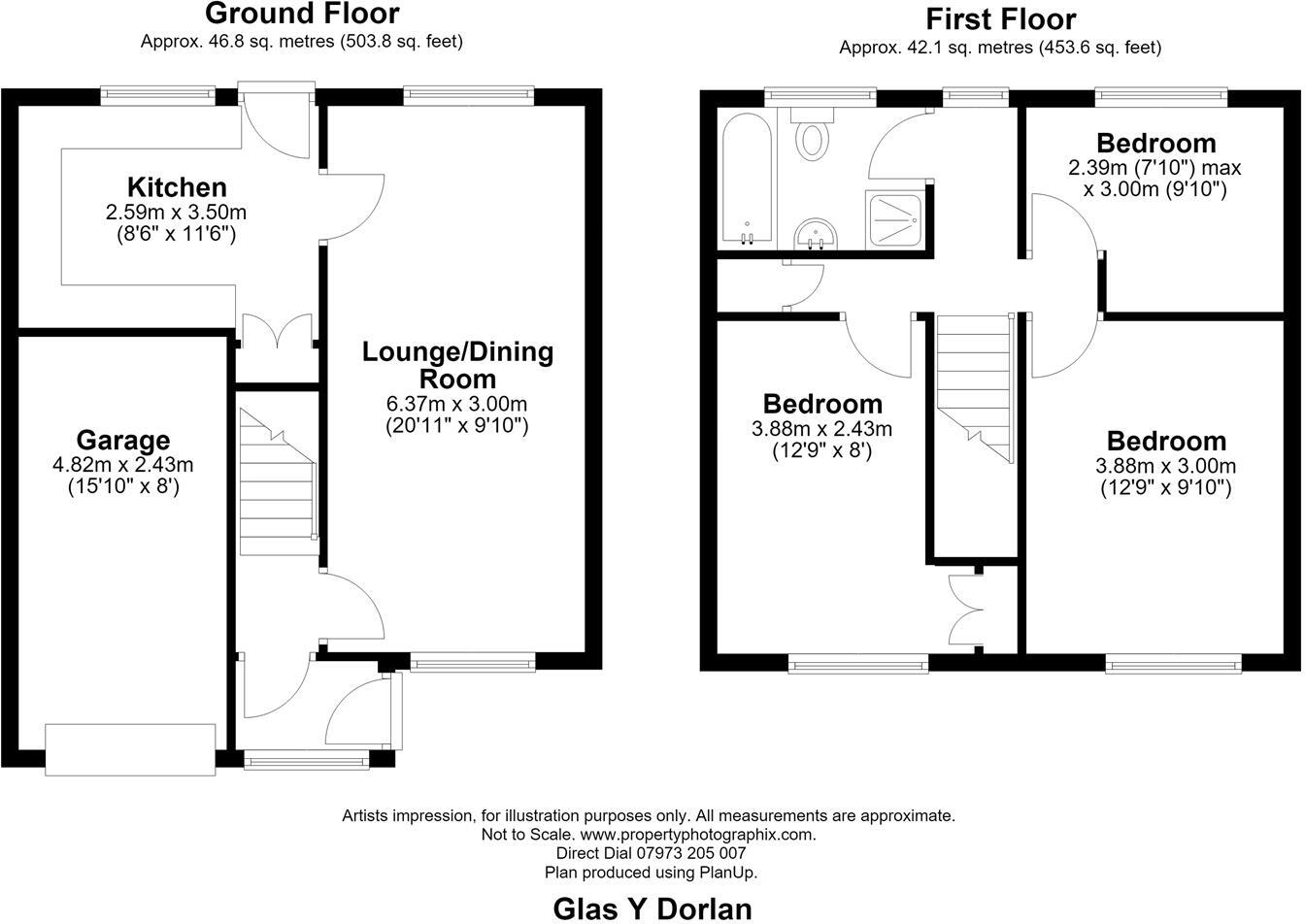 Hill Street, Llangollen floorplan