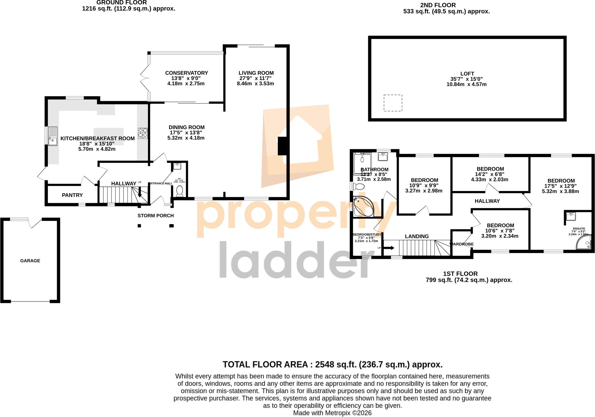 St Faiths Road, Old Catton, Norfolk floorplan