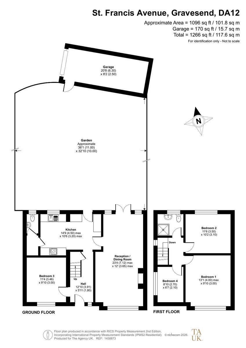 St Francis Avenue, Gravesend, DA12 floorplan