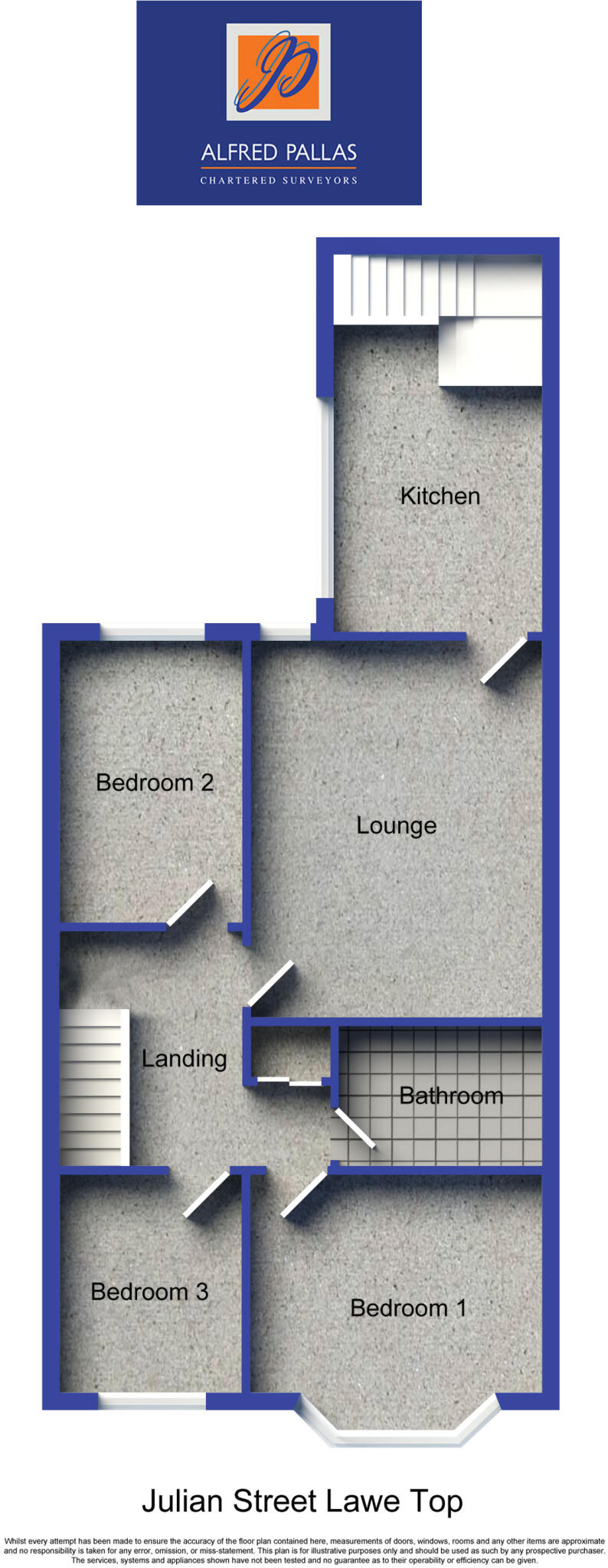 Julian Street, Lawe Top floorplan