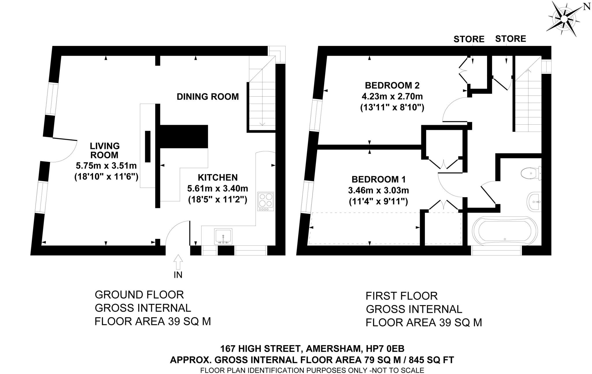 High Street, Amersham, Buckinghamshire, HP7 floorplan