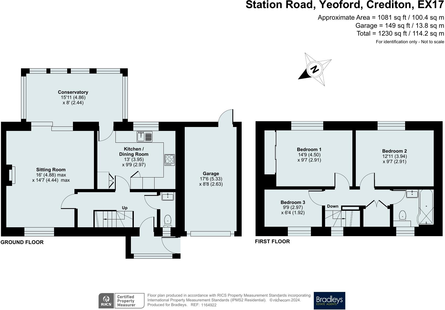 Station Road, Yeoford, Crediton, Devon floorplan
