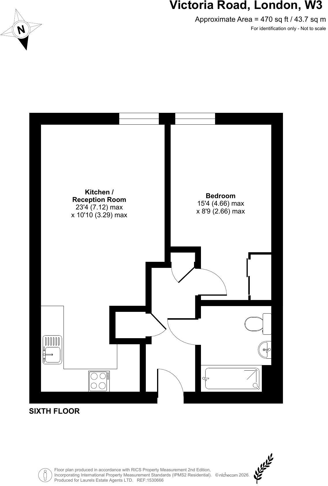 Victoria Road, North Acton, W3 floorplan