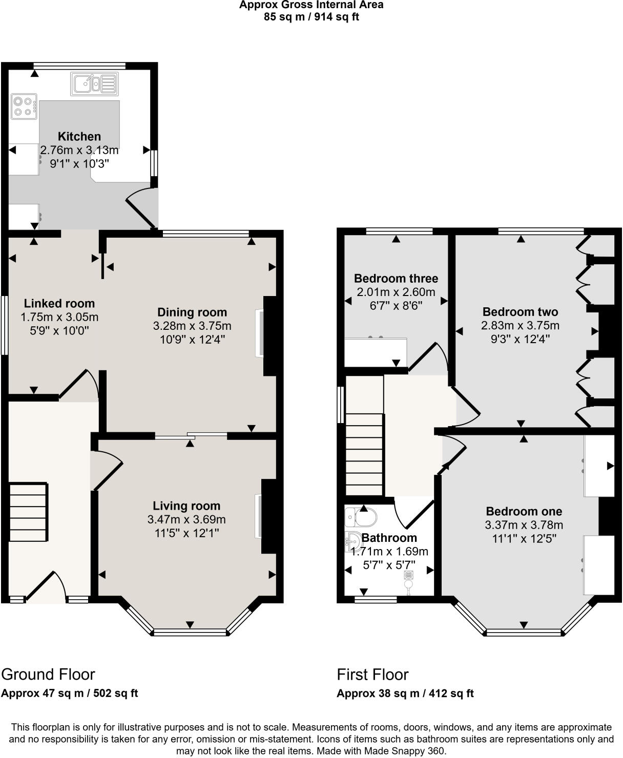 Cosslett Place, Grangetown. Cardiff.  CF11 7DD floorplan