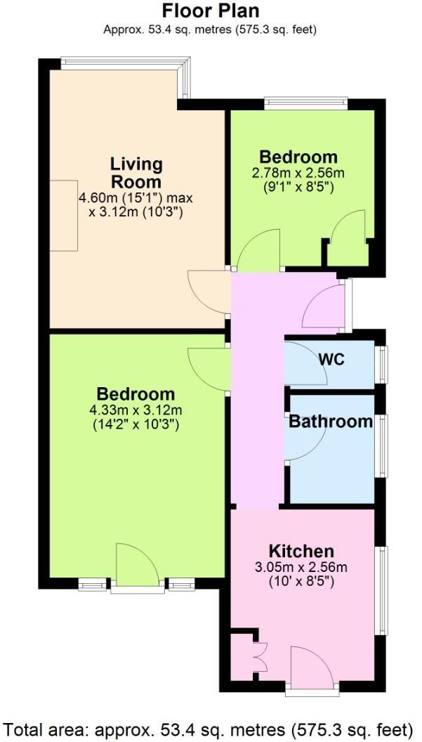 Westfield Close, Brighton floorplan