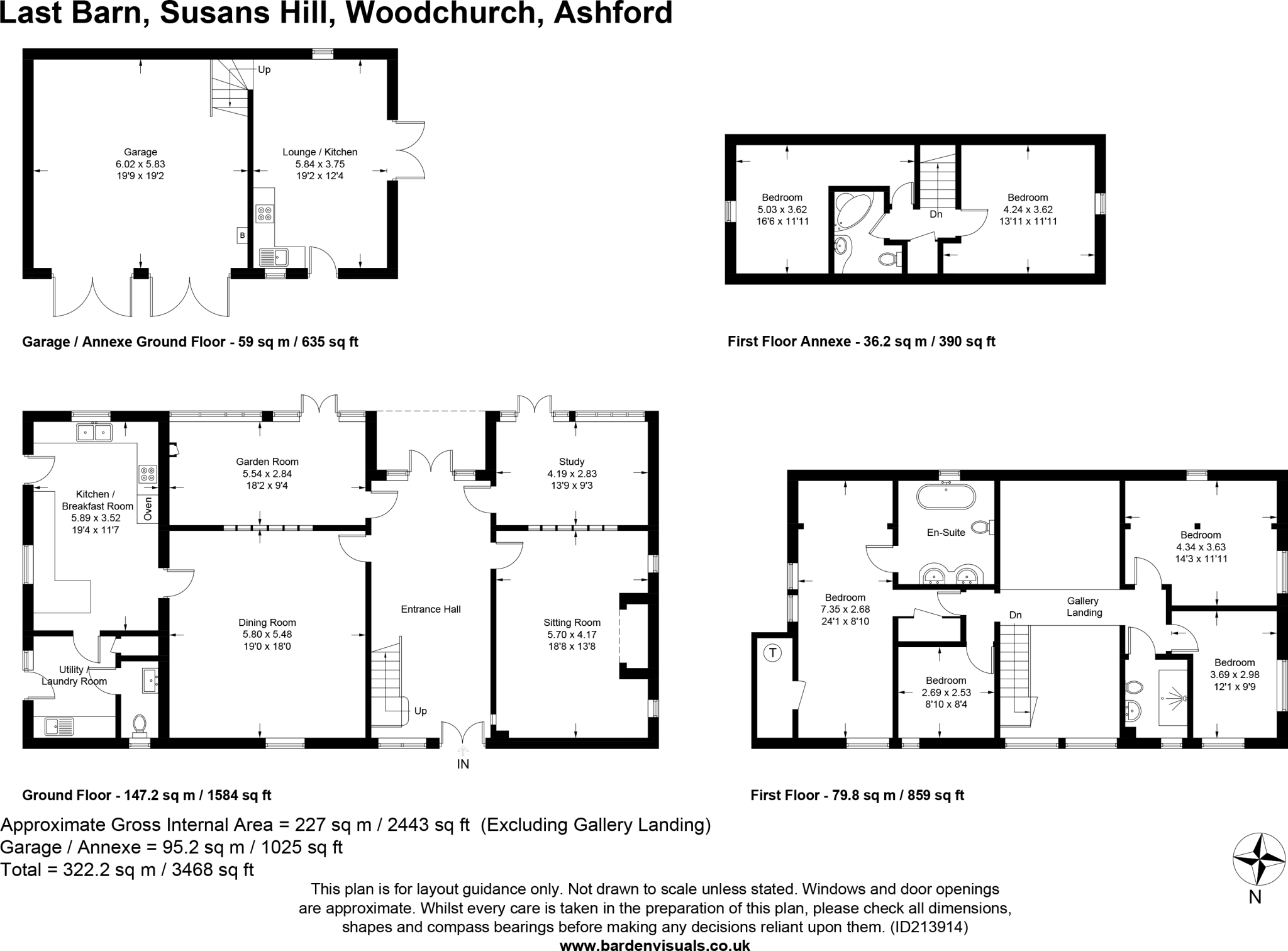 Susans Hill, Woodchurch, Ashford, Kent, TN26 floorplan