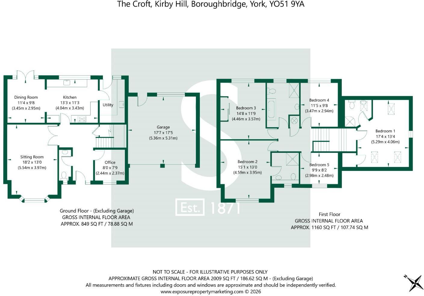 The Croft, Kirby Hill, Boroughbridge floorplan