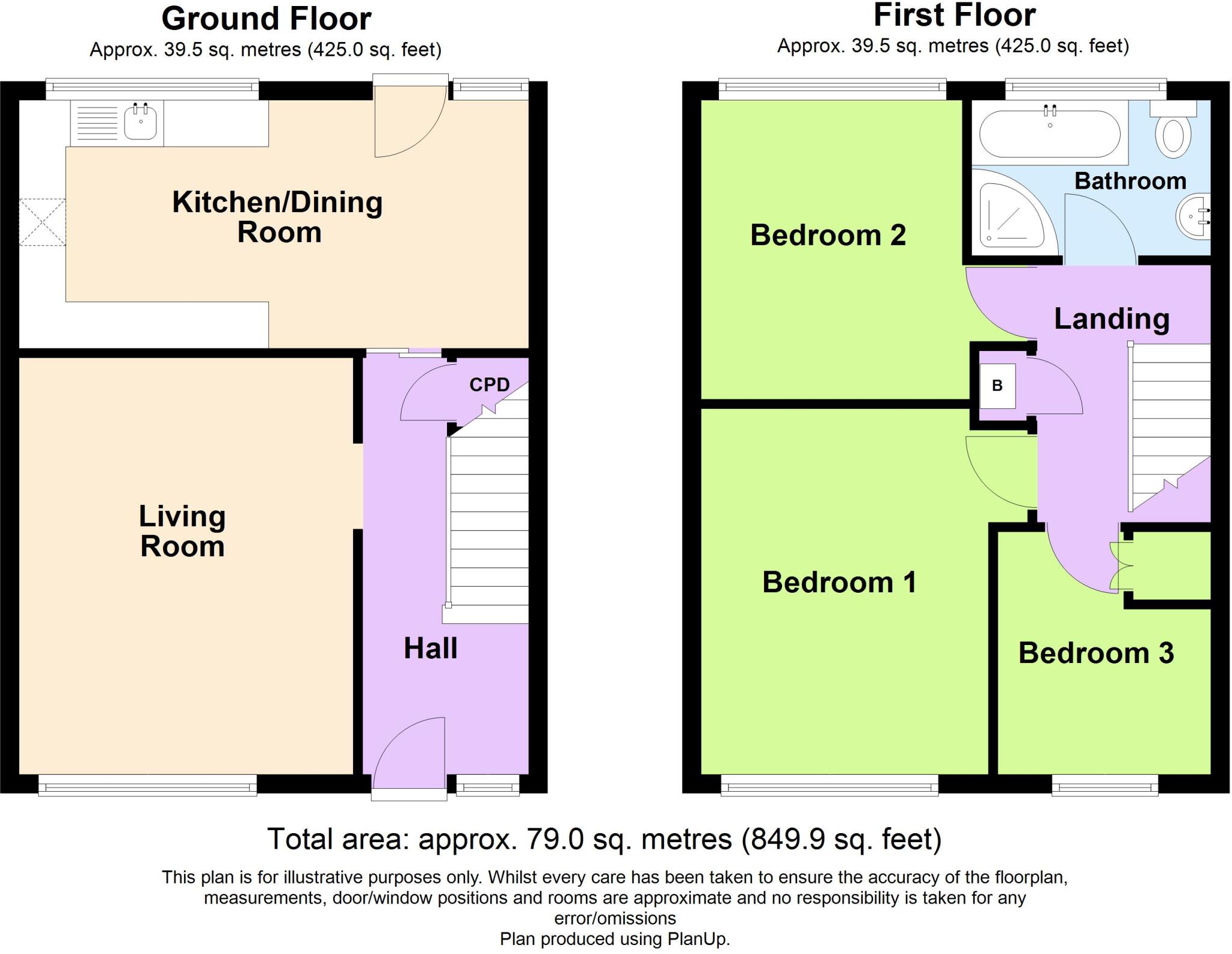 Edgeworth, Yate floorplan