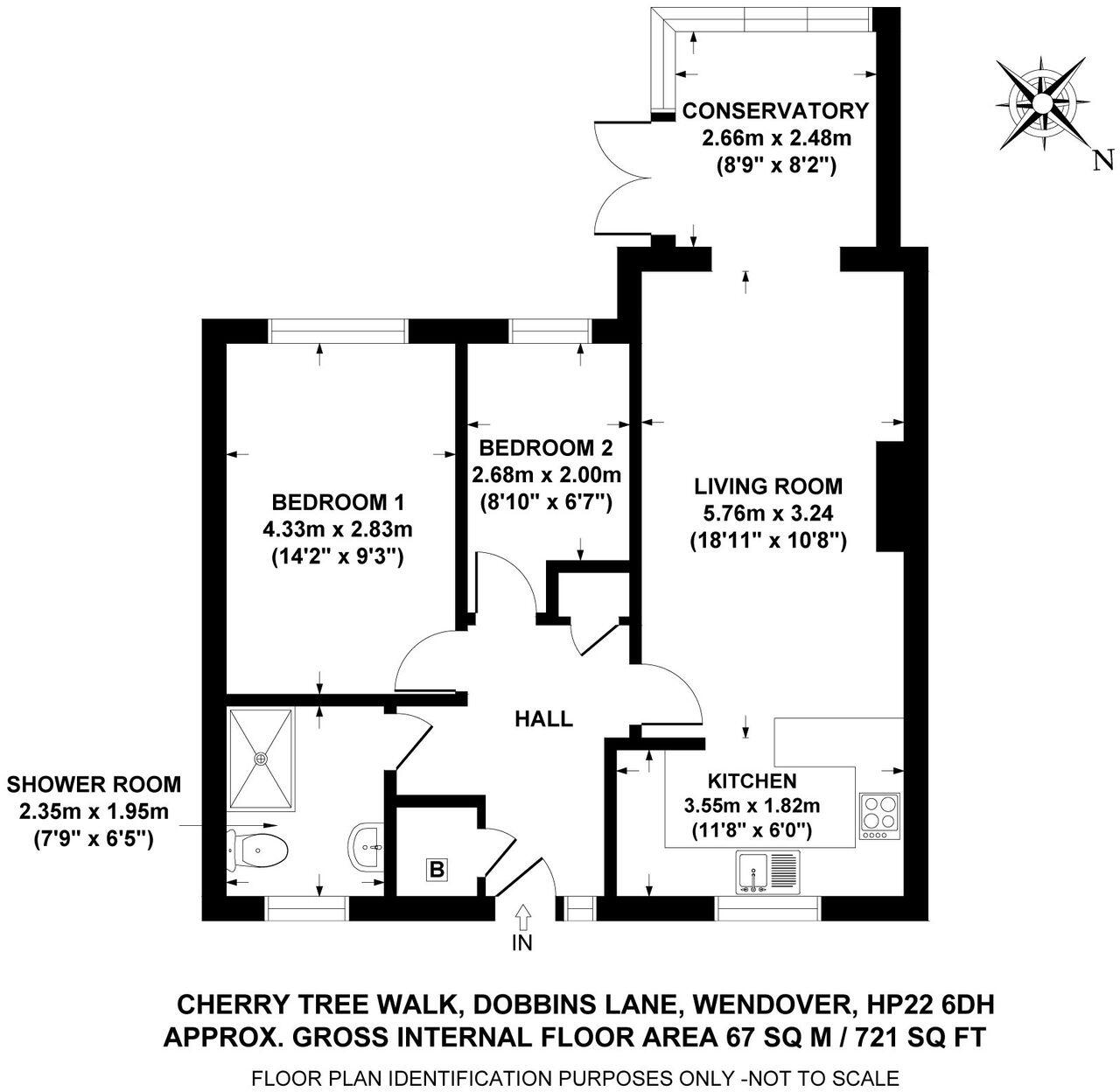 Dobbins Lane, Wendover, HP22 floorplan