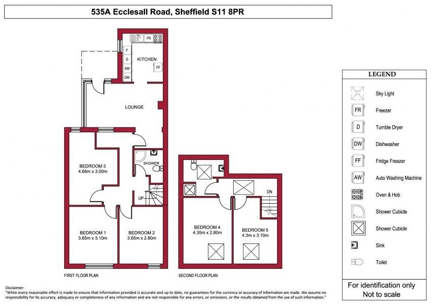 535A Ecclesall Road, Sheffield floorplan