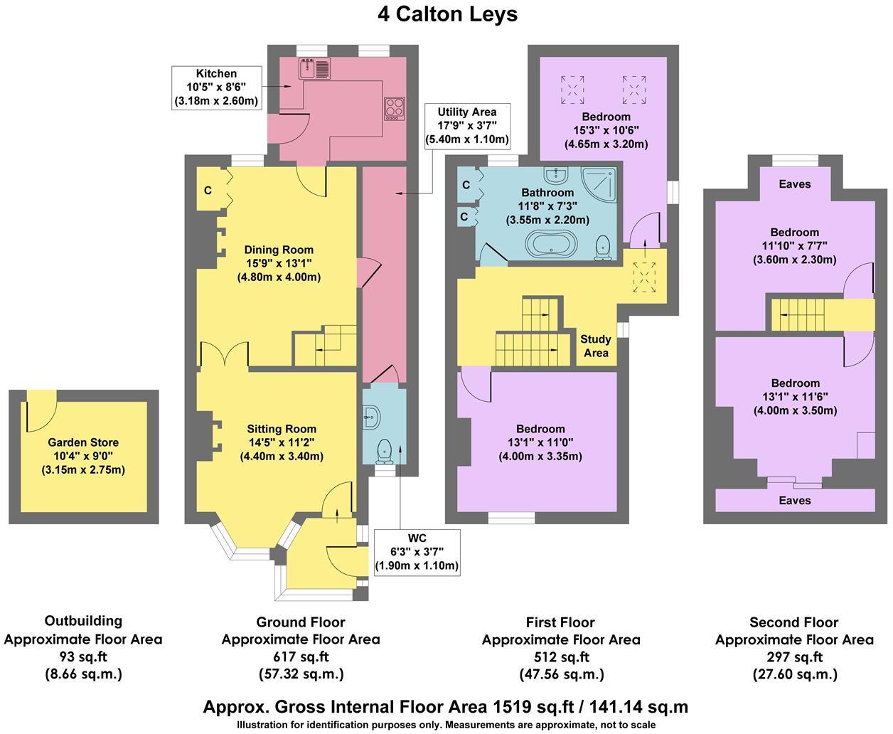 Crossland Road, Hathersage, Hope Valley floorplan