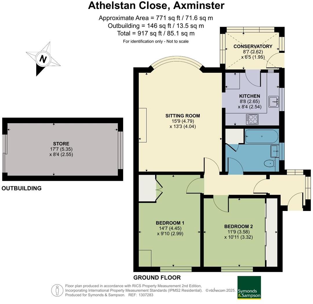 Athelstan Close, Axminster, Devon floorplan