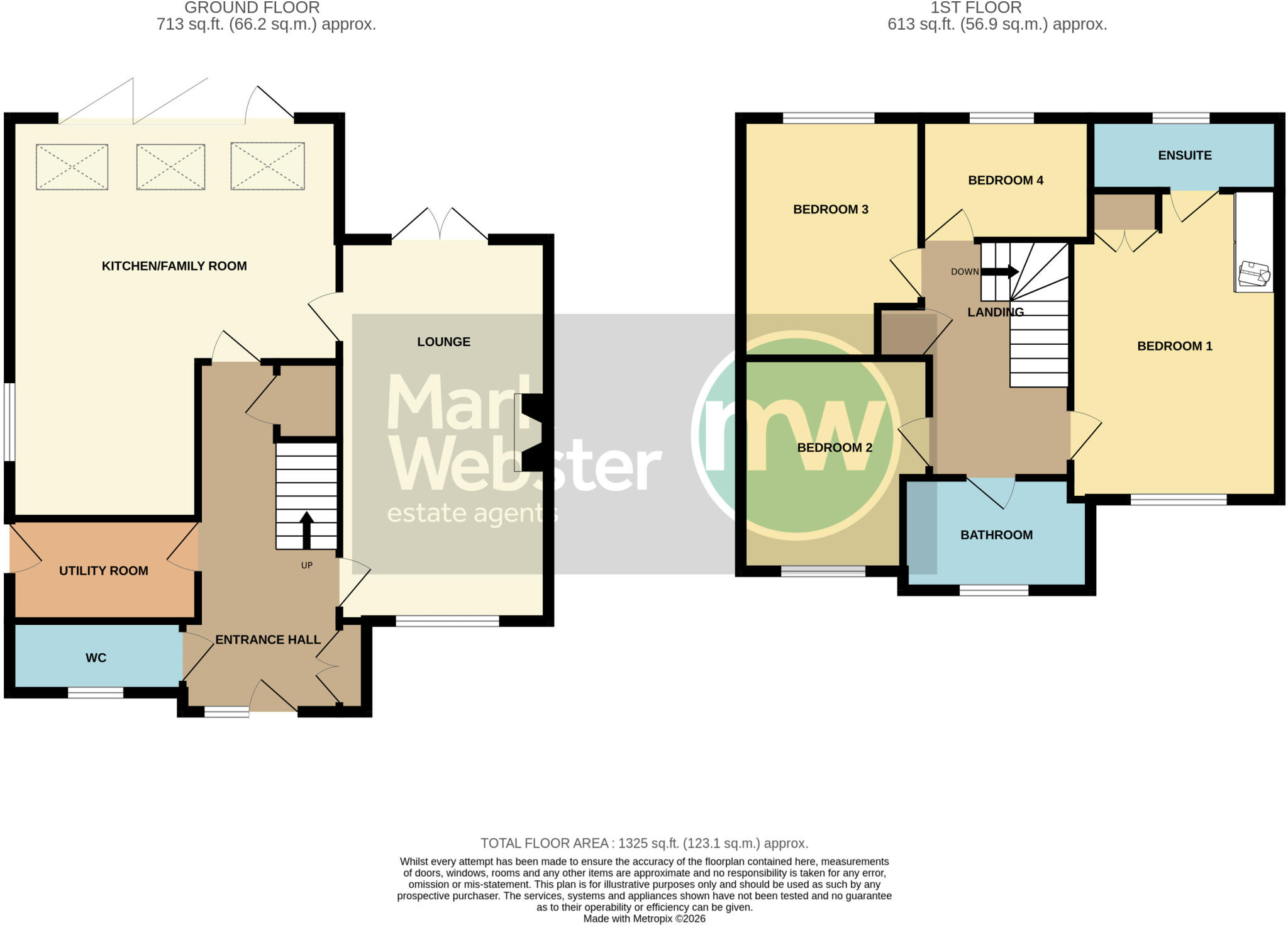 Wulfric Avenue, Austrey floorplan