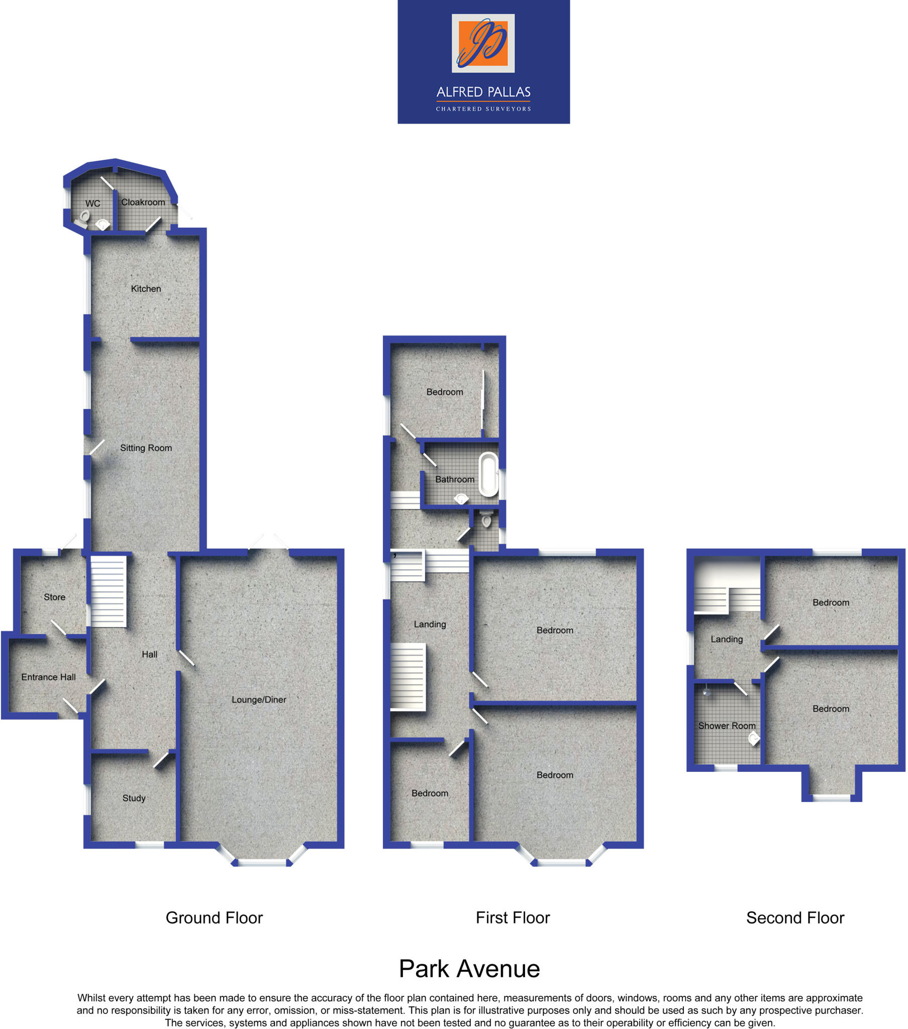 Park Avenue, Roker floorplan