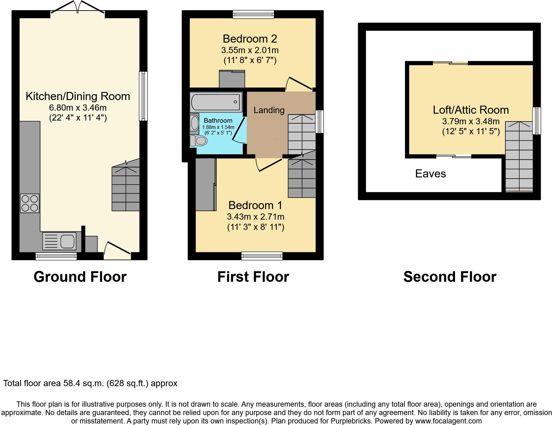 Guildford Road, Croydon, CR0 floorplan