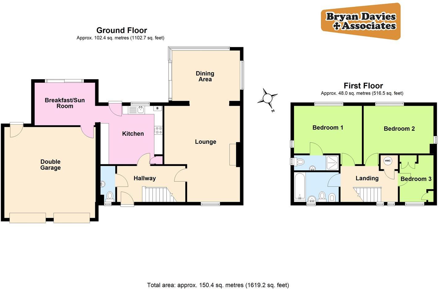 Maes Y Coed, Deganwy floorplan