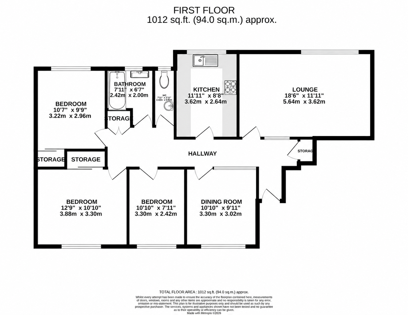 Avenue Road, St. Albans, Hertfordshire, AL1 floorplan