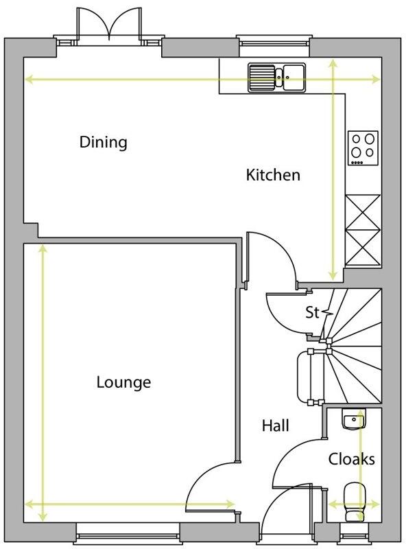 Harborough, P62, Sandbourne Gardens, Bewdley, Worcestershire, DY12 floorplan