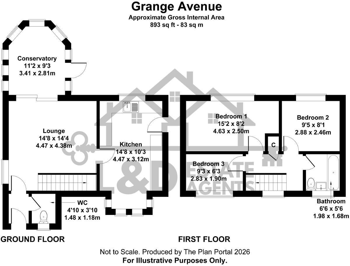 Grange Avenue, Leagrave, Luton, Bedfordshire, LU4 9AU floorplan