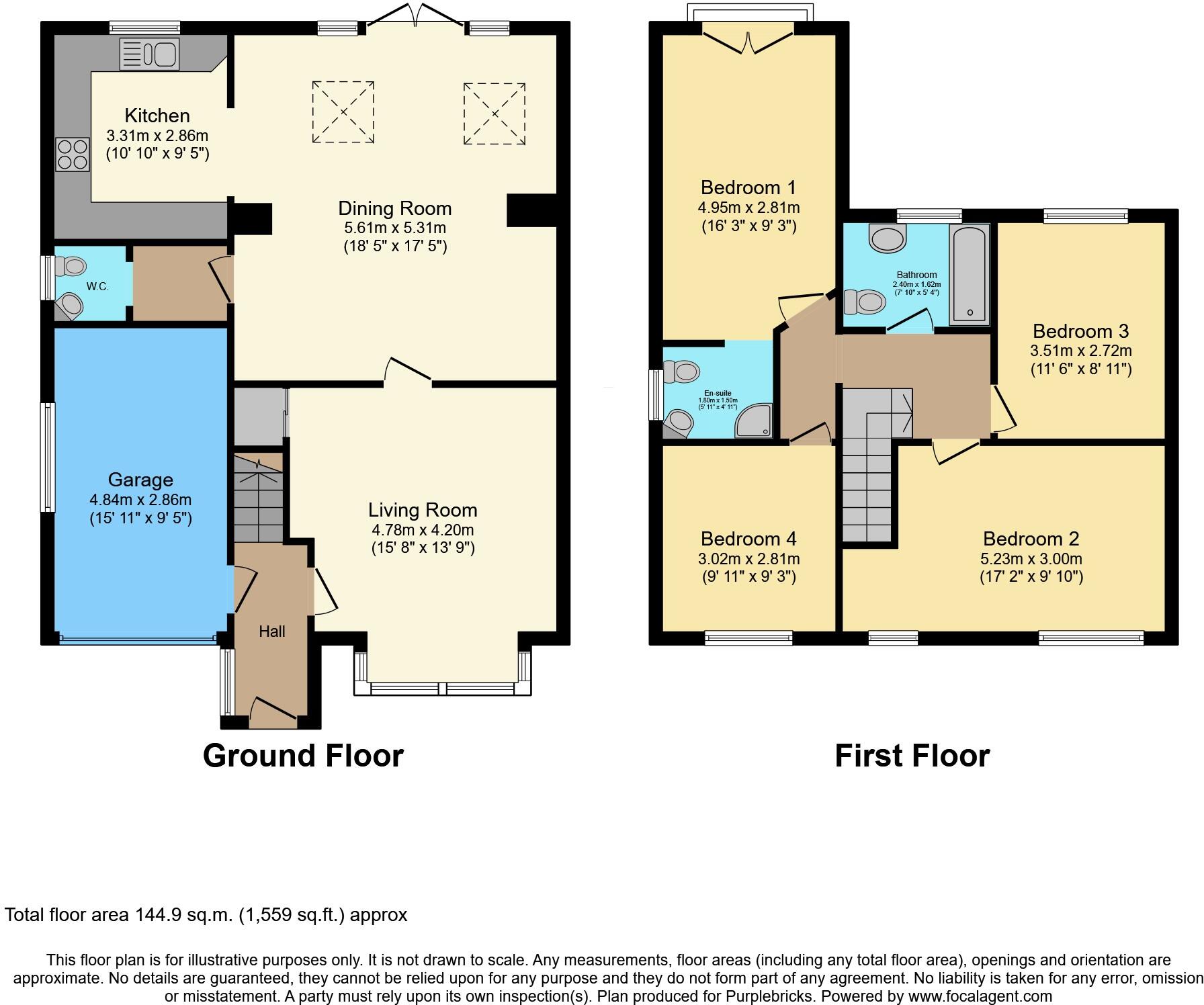 Markland Hill Lane, Bolton, BL1 floorplan