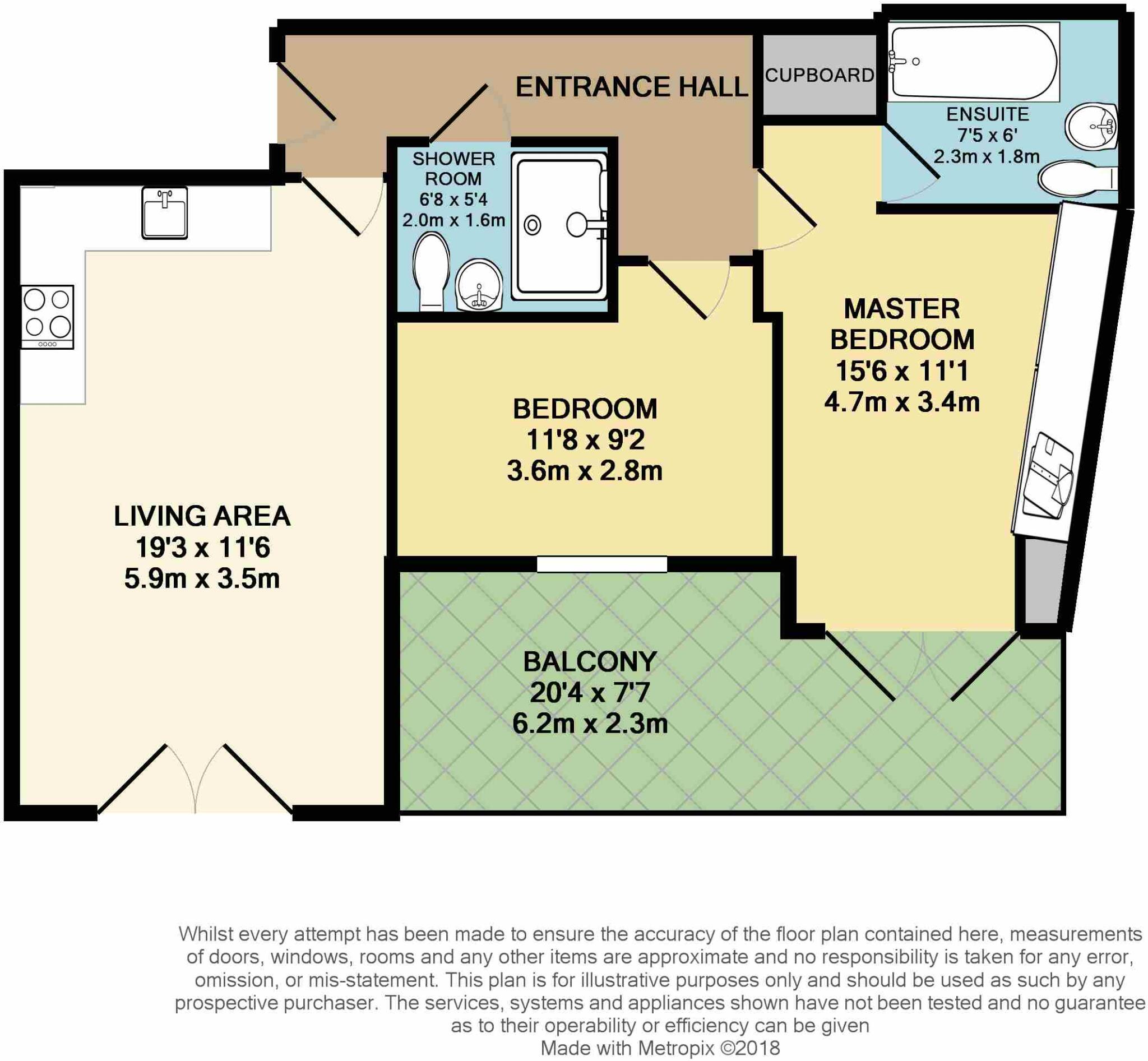 Lakeside Apartments, Barton Marina floorplan