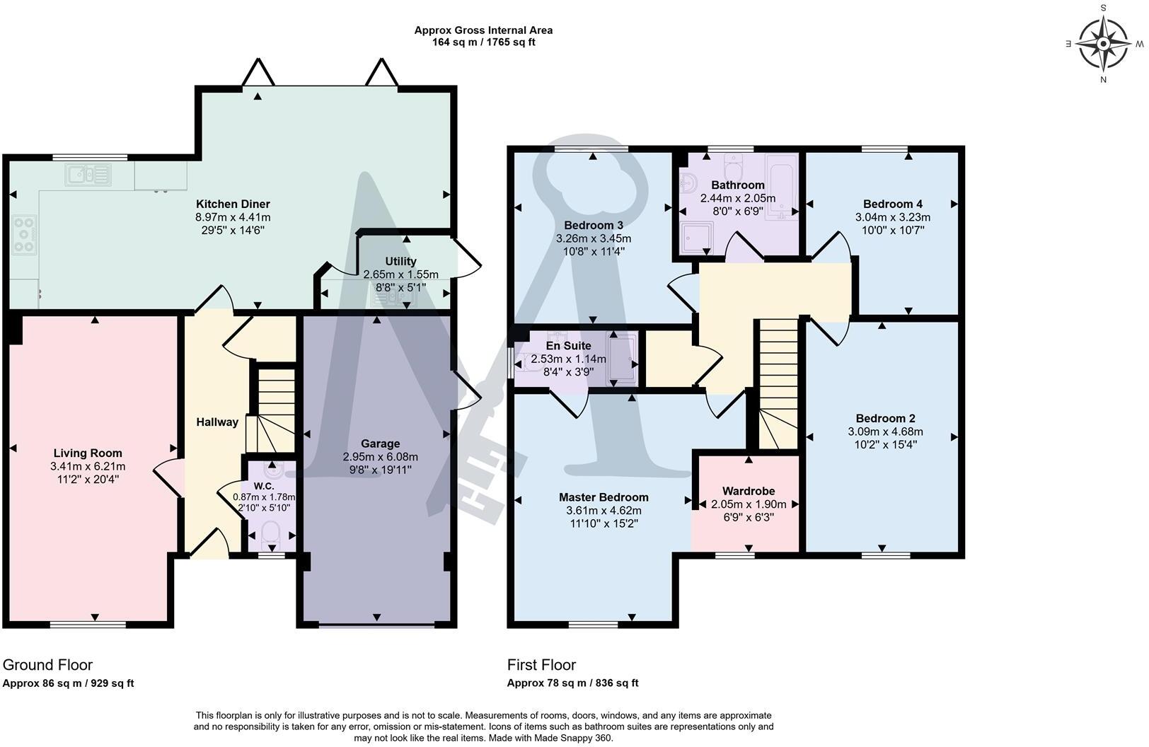 Grange Meadows, Hugglescote, Coalville floorplan
