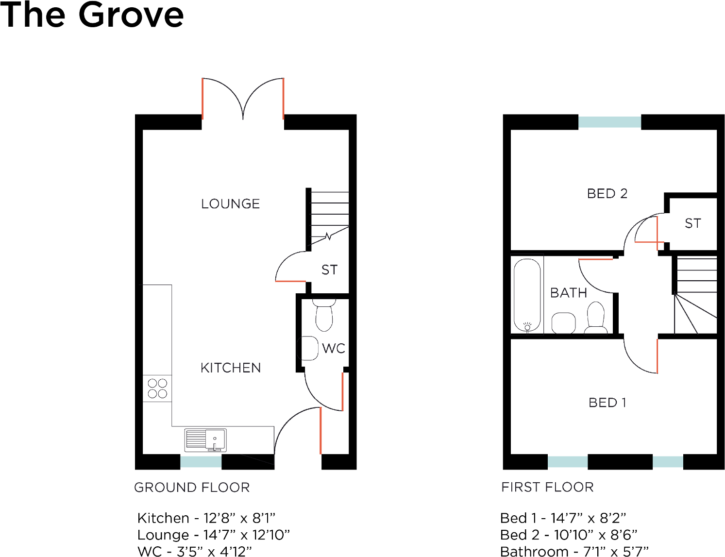 Hutton Grove, Kingston Upon Hull, City Of Kingston Upon Hull floorplan