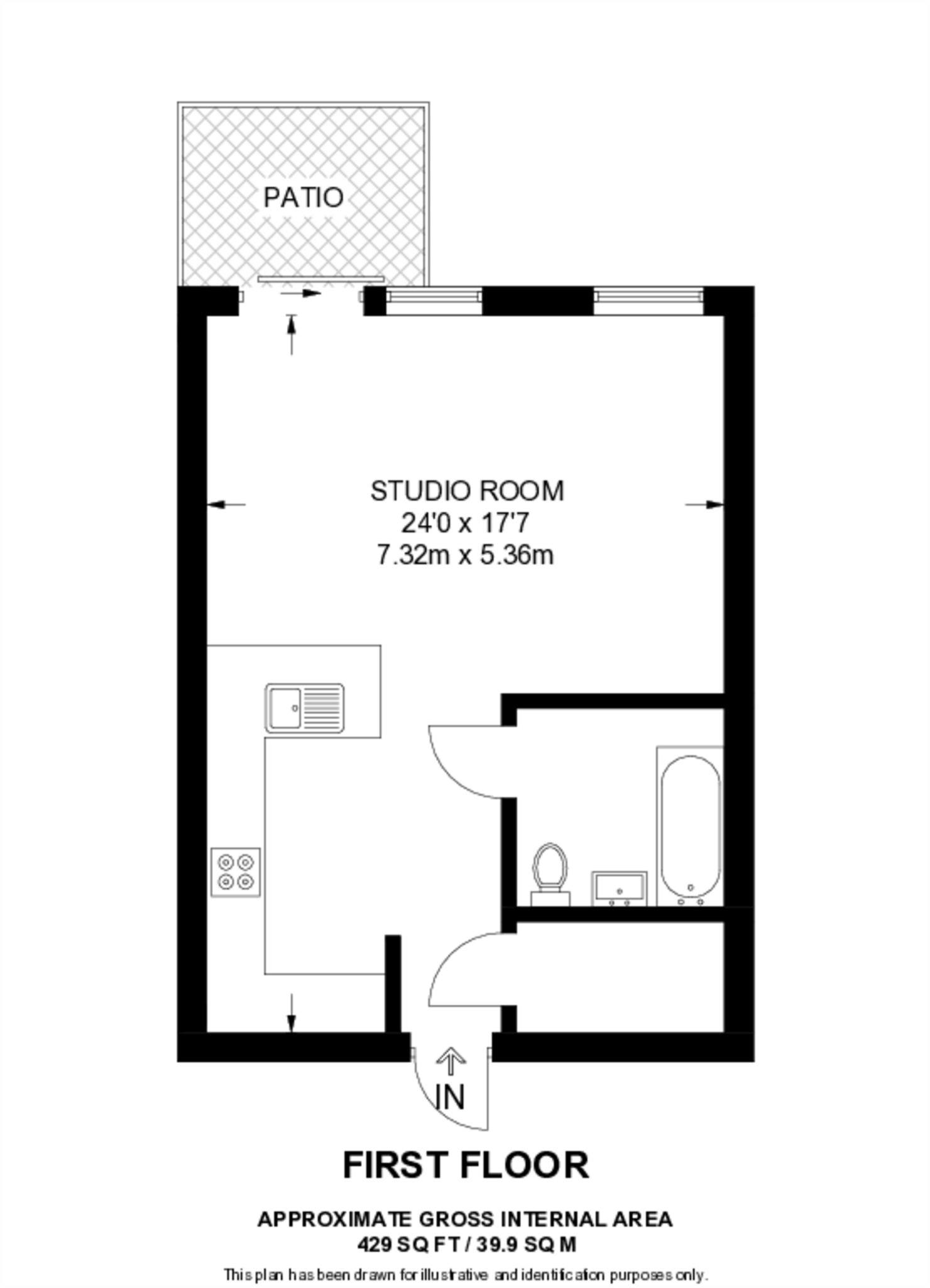 Heron Wharf, Poplar, London, E14 floorplan