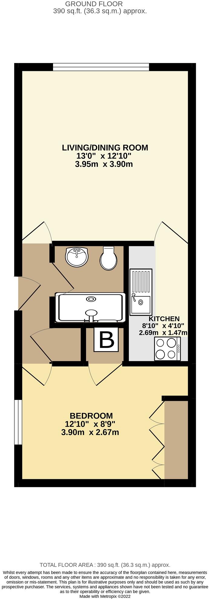 348 - 350 Lymington Road, Highcliffe, Dorset. BH23 5EY floorplan