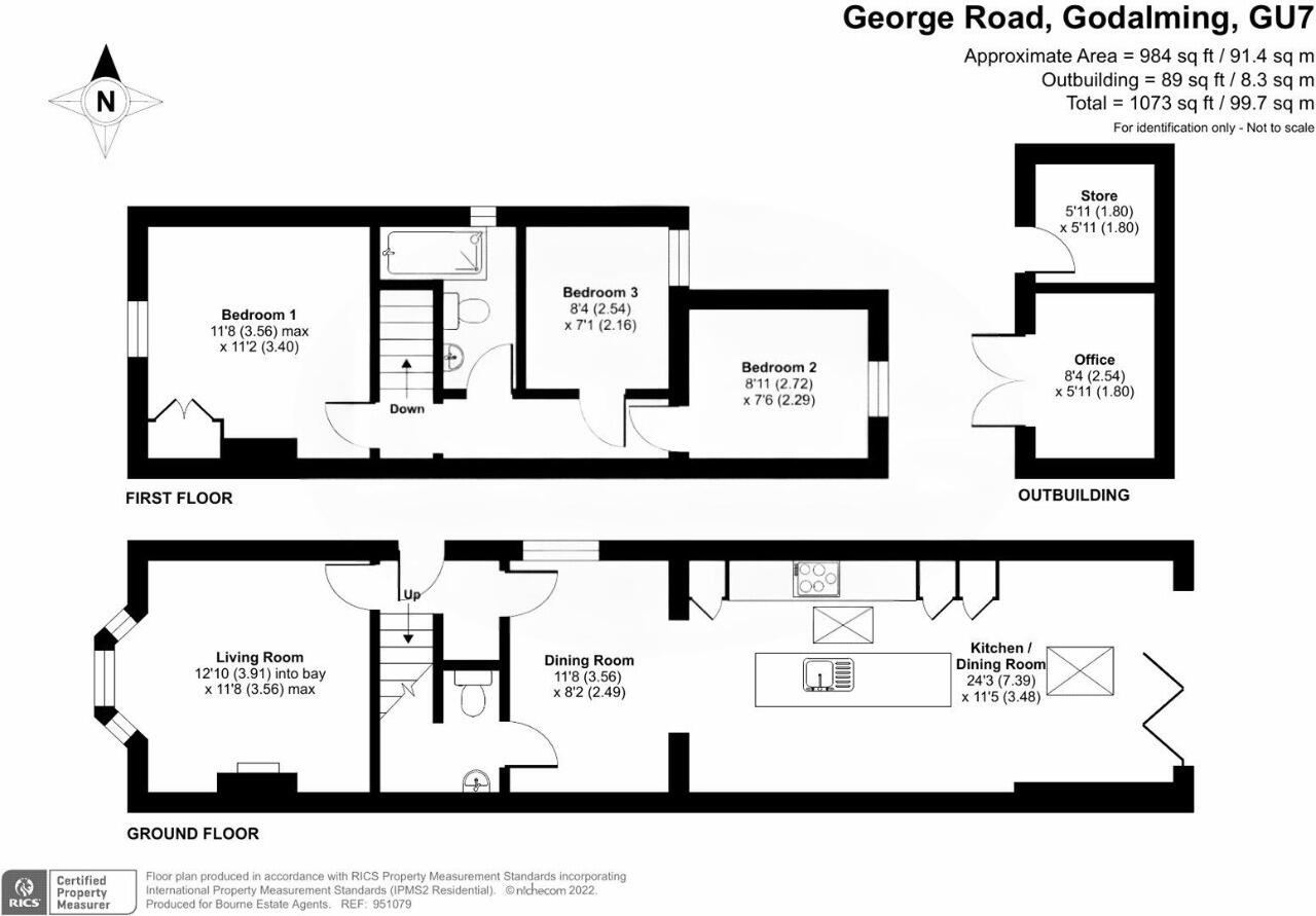 George Road, Godalming, Surrey, GU7 floorplan