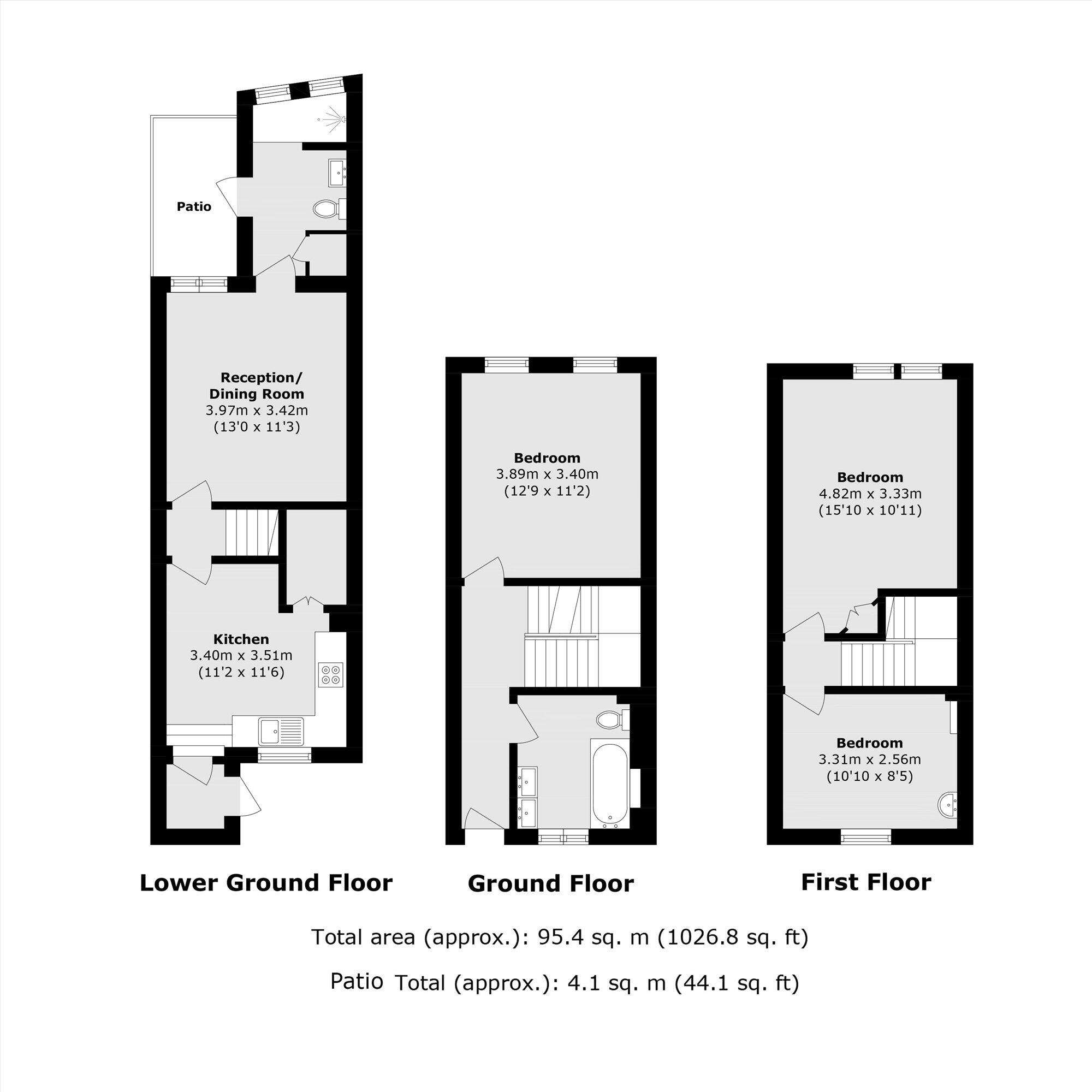 Bamborough Gardens, Shepherds Bush floorplan