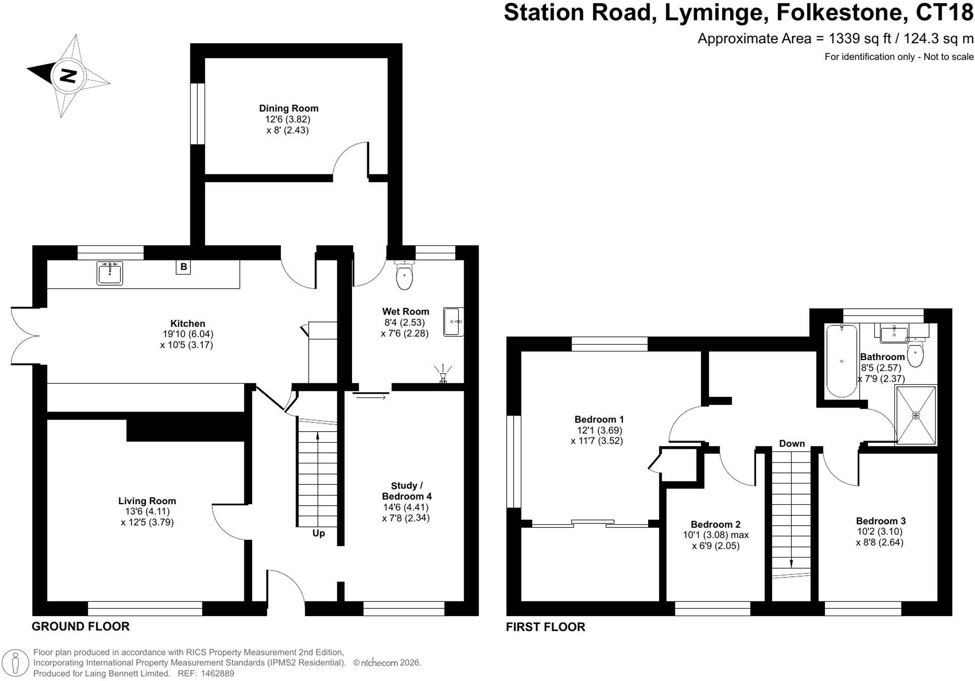 Station Road, Lyminge, CT18 floorplan